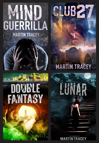 Martin Tracey fiction book covers